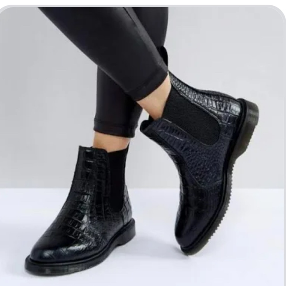 Dr. Martens Floral Embossed Chelsea Bootie - image 8